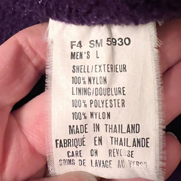 Vintage Columbia Ski Jacket Coat insulated warm winter 90s 80s turquoise purple - Picture 4 of 15